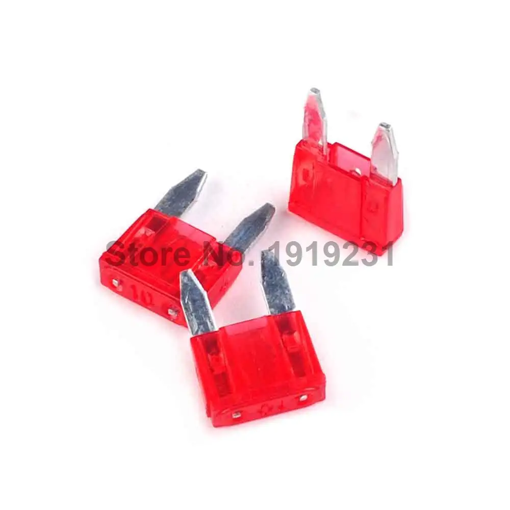 20PCS 10A ATM Mini Fuse Auto Car Boat Motorcycle Blade