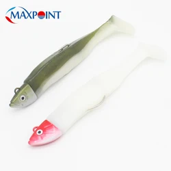 14g JIG for Soft Bait Texas Black Minnow with 2/0 Worm Hooks Swimbait Paddle Tail Super Fishing Baits Pike Walleye Lures