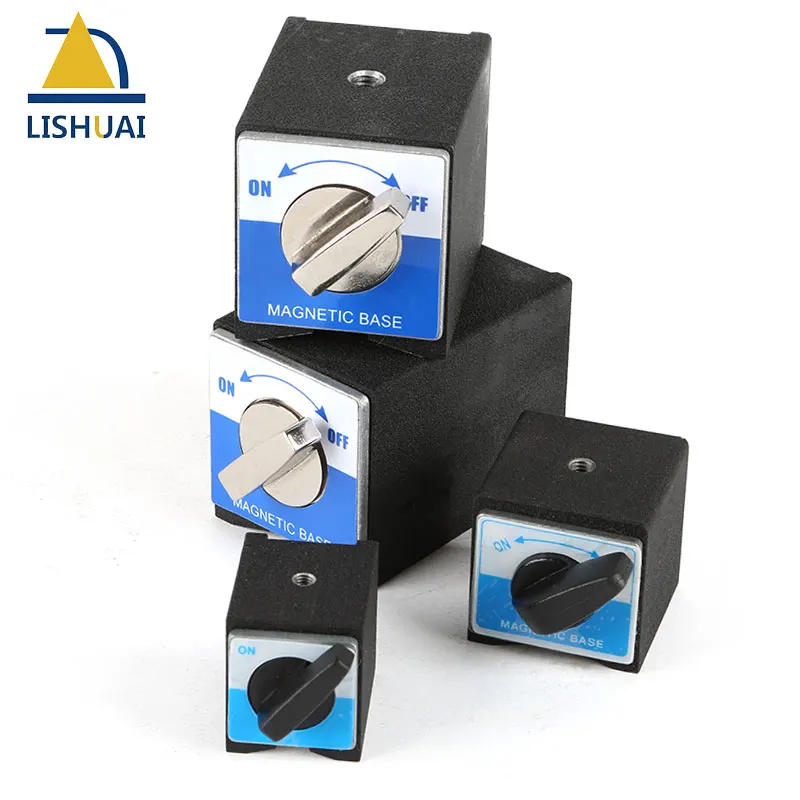 LISHUAI On/Off Magnetic Base Holder Switchable Neodymium Magnet Indicator Clamp 30kg/50kg/80kg/100kg