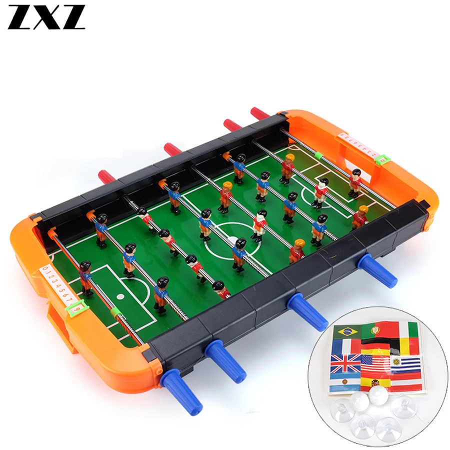 Kids Children Table Football Machine Desk Soccer Toys Outdoor Camping Hiking Tools Entertainment Mini Table Game 6/8 Shots Gifts