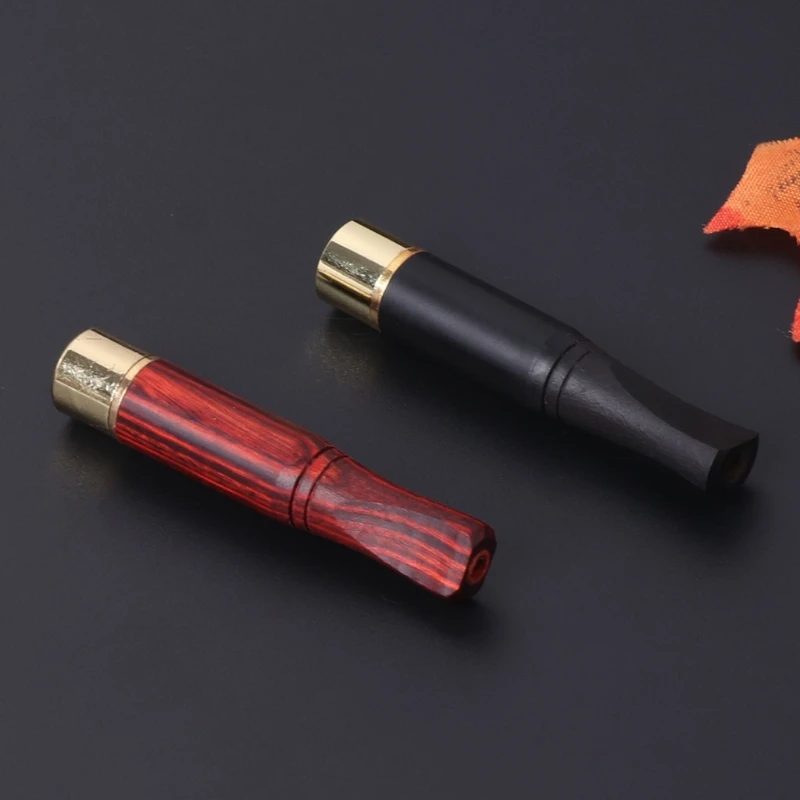 Smoking Pipe Bit Straight Filter Wooden Polish Smoke 6mm/8mm Cigarette Holder