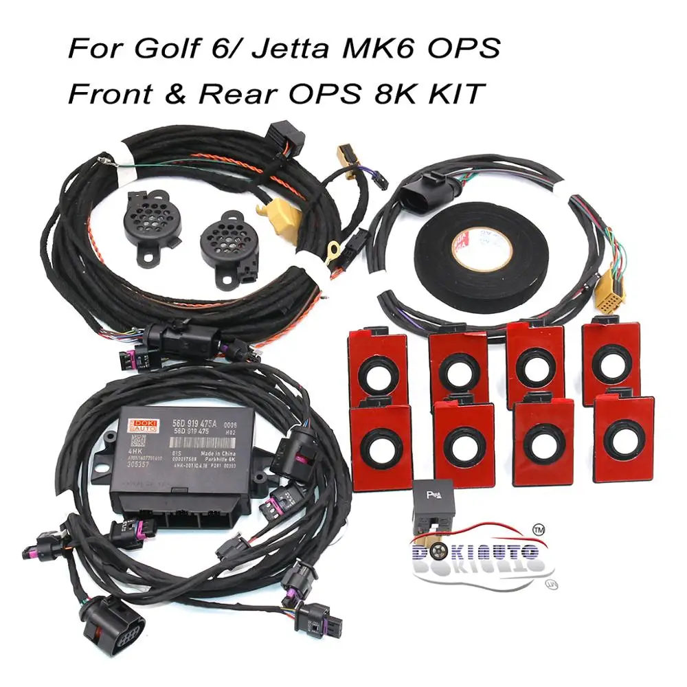 Park Pilot Front and Rear 8 Sensor 8K PDC OPS for VW Golf 5/6, Jetta MK5/Mk6, Touran – Real-World Performance and Compatibility Guide