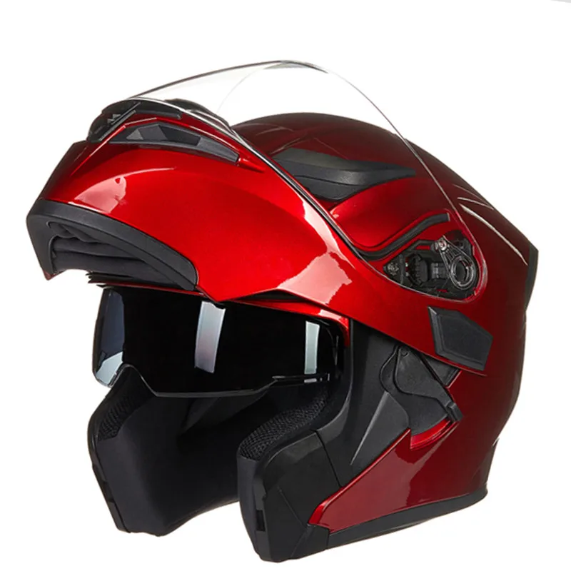 Double Lens Motorcycle helmet JIEKAI BRAND 902 flip up helmet rider's favouite helmet