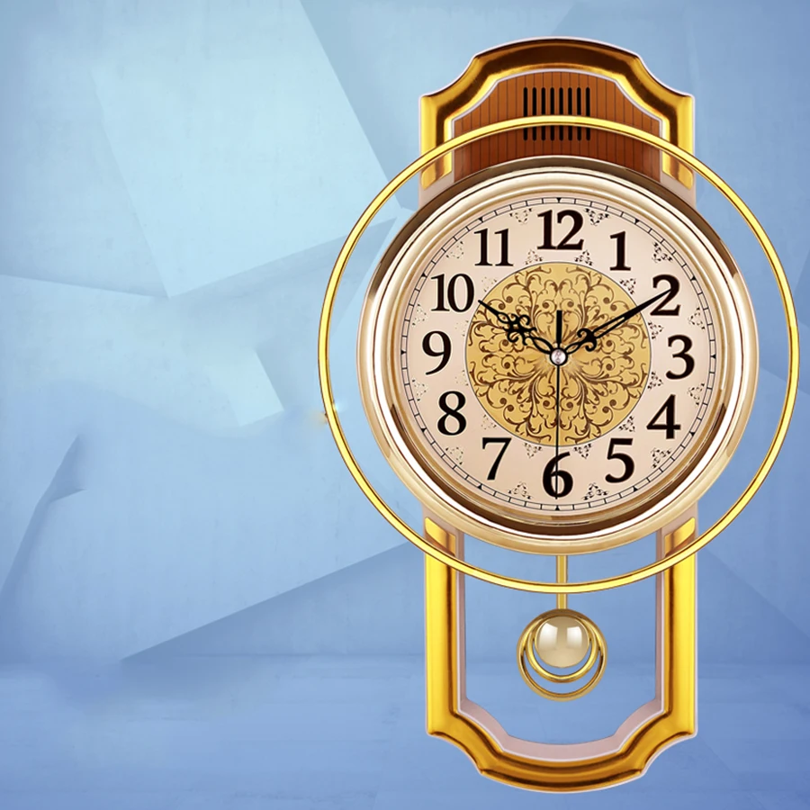 Vintage Pendulum Clock Wall Home Decor Silent Best Selling 2019 Products Clock Shabby Chic Reloj Pared Grande Home Decor