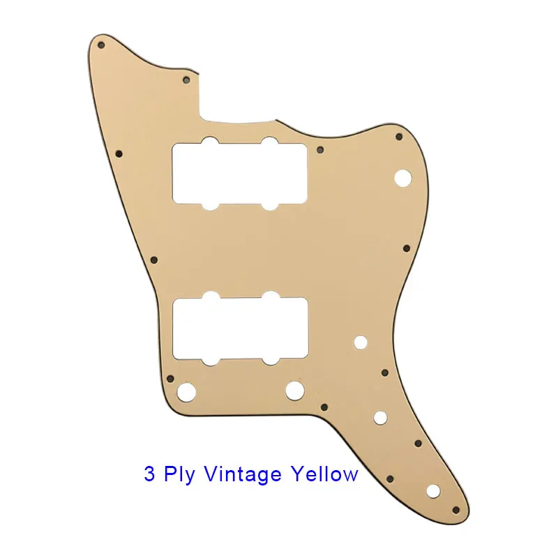 Fei Man - Pickguards For Jazzmaster Guitar, Guitar Accessories, 13 Screws, Upper Control Button, Best Quality Replacement