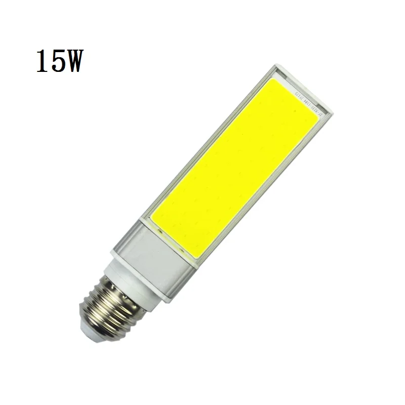 Bombilla G24 LED żarówki 10W 15W 20W E27 lampa LED W kształcie kukurydzy ciepły biały reflektor cob 180 stopni 110V 220V pozioma wtyczka światła