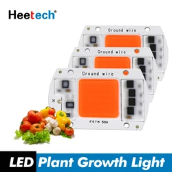 A espiga conduzida cresce a lâmpada para o crescimento vegetal, CA 220v, 240v, 20w, 30w, 50w, espectro completo, para o crescimento vegetal