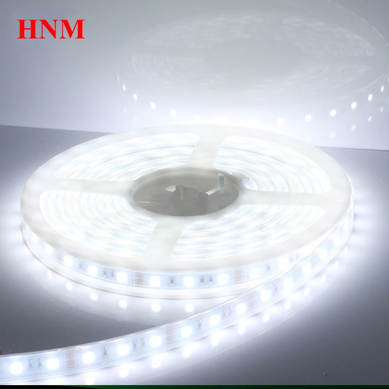 5M 5050 SMD 60LEDs/m Pure White Flexible LED Strip Lights 12V Waterproof IP67 Red Green Blue Yellow Yellow RGB