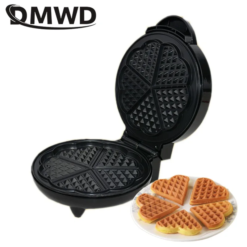 DMWD Electric Waffle machine non-stick muffin pancake baking pan Hotcakes eggette crepe Pannenkoeken maker for breakfast EU US