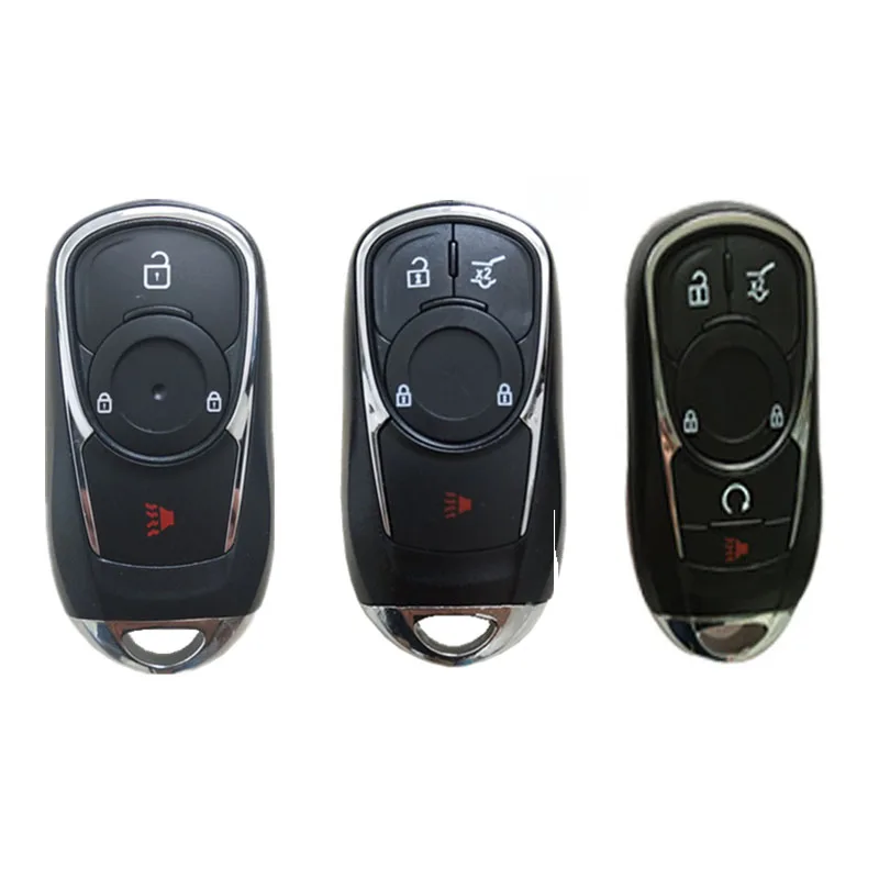 

For Buick Envision GL8 Verano Regal GS Smart Card Cover Remote Key Shell Case With HU100 Insert Emergency Key Blank