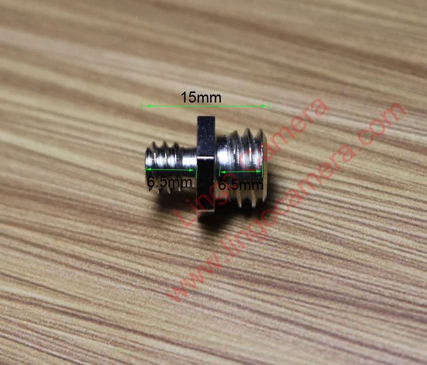 LL1483 เหล็กสแตนเลส 1/4 "ถึง 3/8" สกรูสำหรับกล้องขาตั้งกล้อง Monopod
