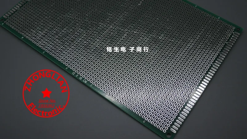 5pcs/lot  Double side 12*18 tin plated universal board 12X18CM thickness 1.6 glass fiber board spray tin plate experiment board