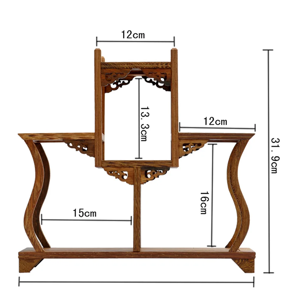 Wenge wood Ming and Qing furniture antique vase Treasure House teapot rack shelf Shelf swing frame factory outlets