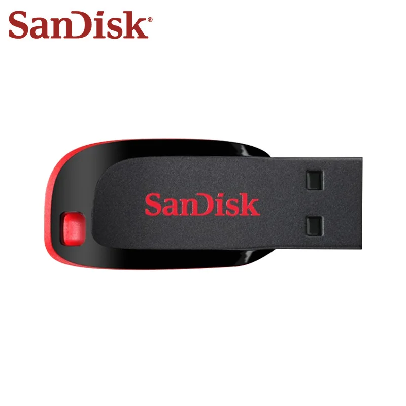 100% Original SanDisk CZ50 USB Flash Drive 16GB 32GB 64GB USB 2.0 Pendrive Memory Stick Mini U Disk Pen Drive for Desktop Laptop