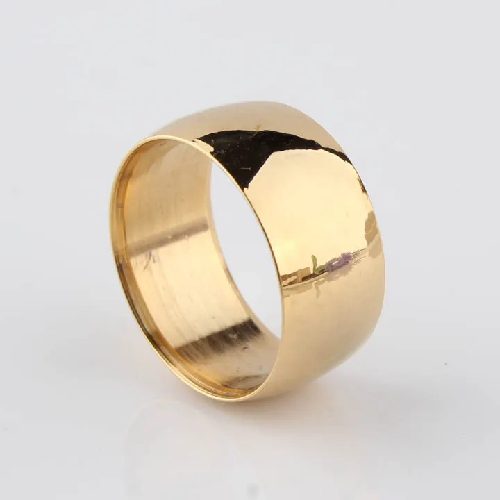 10mm Never Fading Classic Engage Wedding Steel Rings for Men And Women Jewelry
