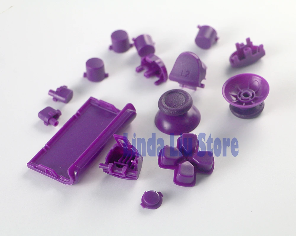 5 مجموعات/وحدة للعب محطة PS4 المراقب برو JDM-040 دينار 040 R2 L2 R1 L1 الزناد زر الأخضر الأبيض الأزرق 4.0 النسخة