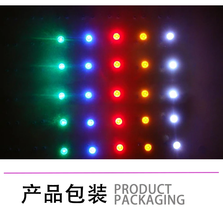 BA9S LED color indicator light bulb bayonet screw instrument side button lights red and yellow 12V24V36V220V