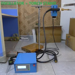 Torcia Del Basamento + Automatico Saldatura Oscillatore Del Tessitore Plc Controllato Motorizzato Meccanismo di Tipo Lineare Posizionatore di Saldatura Giradischi