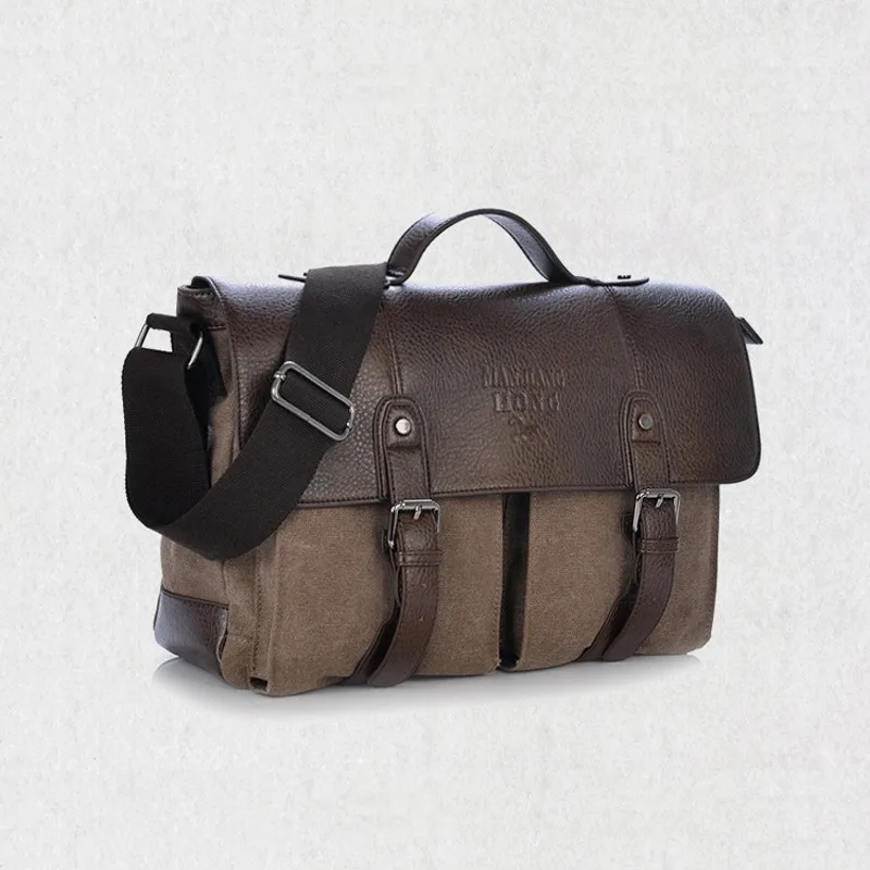 Fashion Military Canvas Men shoulder bag crossbody Bag Men messenger bag male Sling Bag Tote Handbag