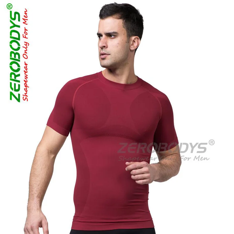 2023 Men Chest Shaper Bodybuilding Slimming Belly Abdomen Tummy Fat Burn Posture Corrector Compression Shirt Corset For Male