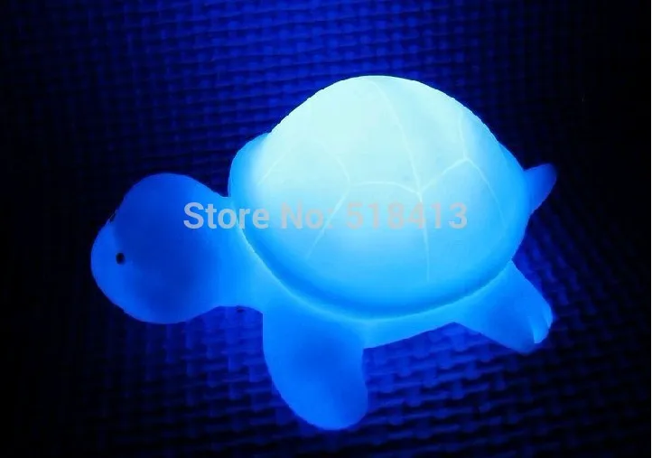 Gags & Practical Jokes Colorful The Tortoise A Night Light Small Turtle Light-emitting Toys Novelty Gag Unisex Movie Tv Plastic