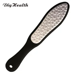 Arquivo de grosa preto para pele morta dura, removedor de calos, ferramentas profissionais de pedicure, moer os pés, digithealth, 1pc