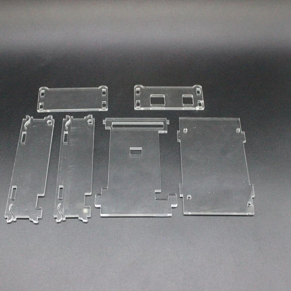 SUQ Enclosure Transparent Gloss Acrylic Box Compatible for arduino Mega 2560 R3 Case