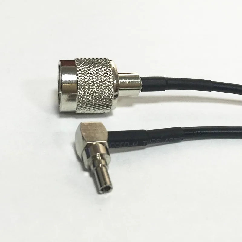 Nuevo Cable de módem inalámbrico TNC macho interruptor de enchufe CRC9 conector de ángulo recto RG174 Cable 20 CM 8 "Venta al por mayor rápido nave