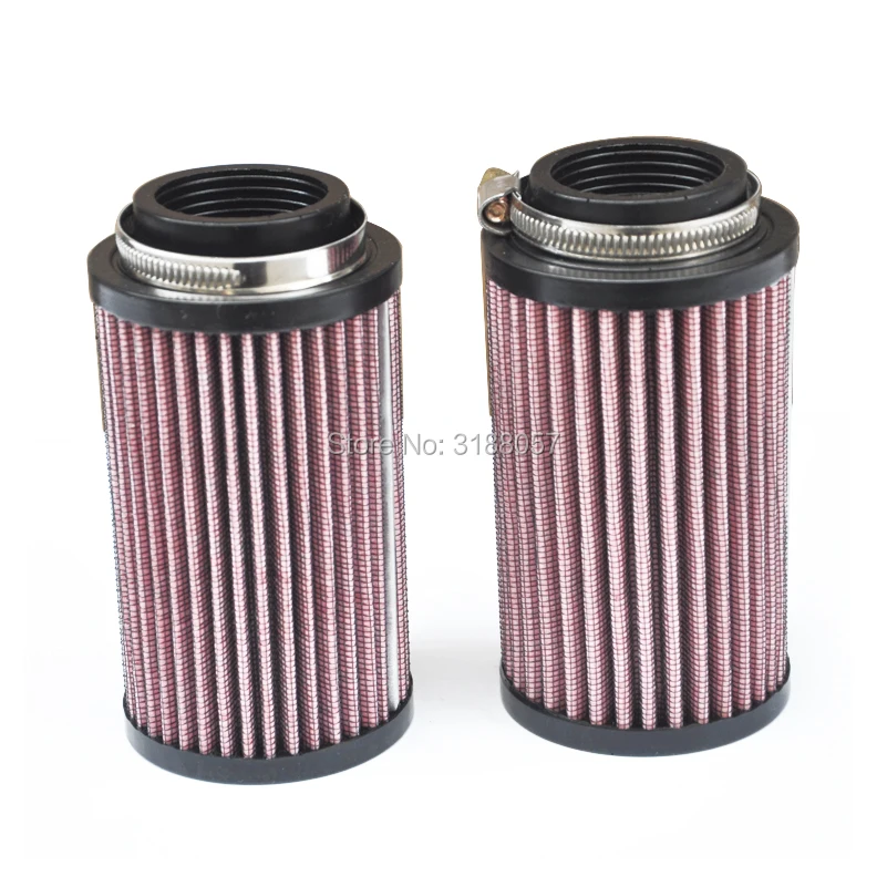 2 Pcs Air Filters Cleaners for Yamaha YFZ350 Banshee YFZ 350 ATV Dirt Motor Bike Motorcycle Accessories replace RU-0210