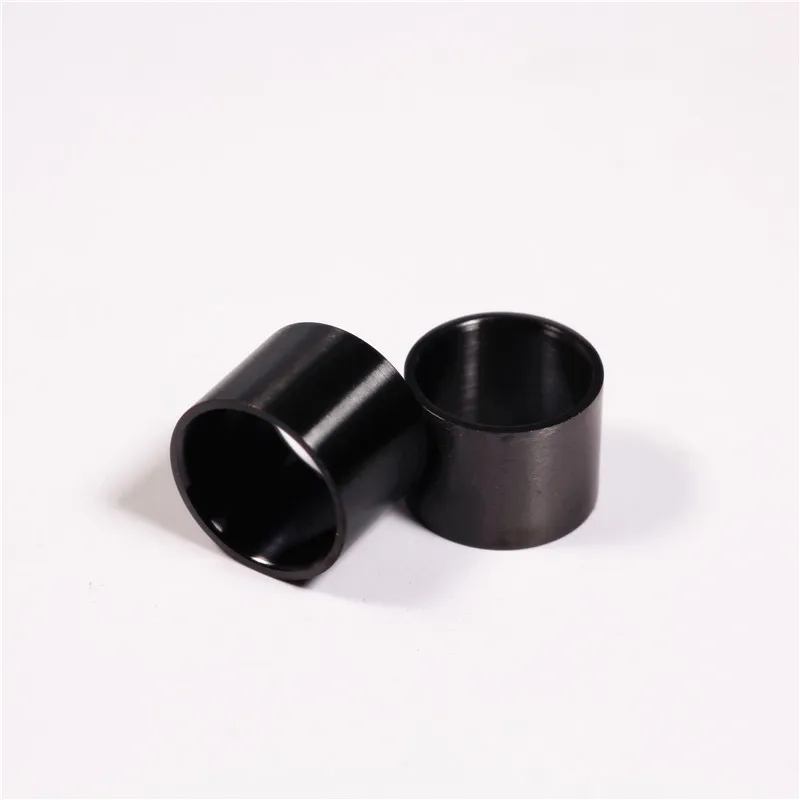 1Pcs Dull Polish Matte Men\'s Black Titanium Steel Finger Rings For Men and Women Party Street Fashion Style Rings 14mm 18mm