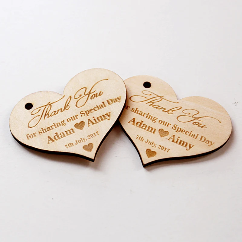 

Nature Color Wood Gift Tags, Wedding Favor Tags, Price Label, Party Hang Tags, Wedding Gifts for Guests