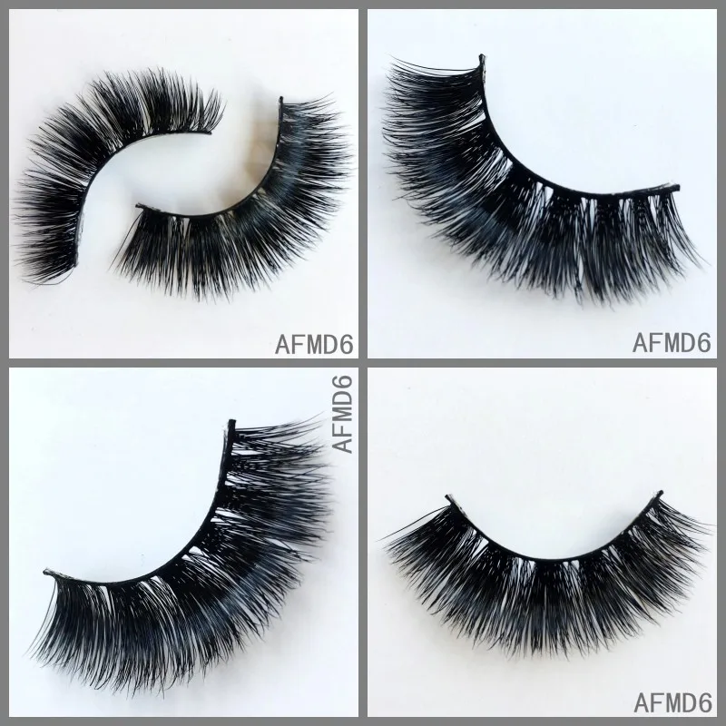 IN USA 300คู่3D Mink ขนตา Wispies Fluffies ละครขนตาธรรมชาติยาวโหดร้ายฟรีหนาหนา lash