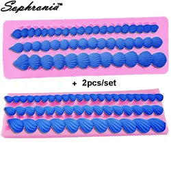 Sophronia Long Rope Shell Silicone Molds For Chocolate Candy Jelly Moulds Baking Pastry Home and Kitchen Baking Accessories