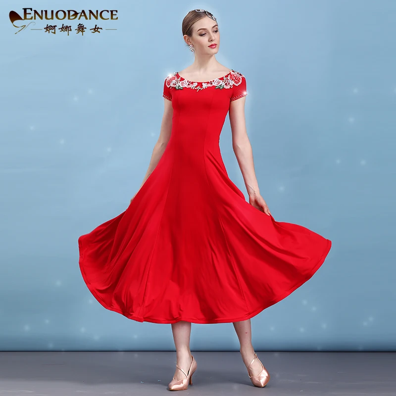 

New ballroom waltz modern dance dress ballroom dance competition dresses standard ballroom dancing clothes tango dress MQ285