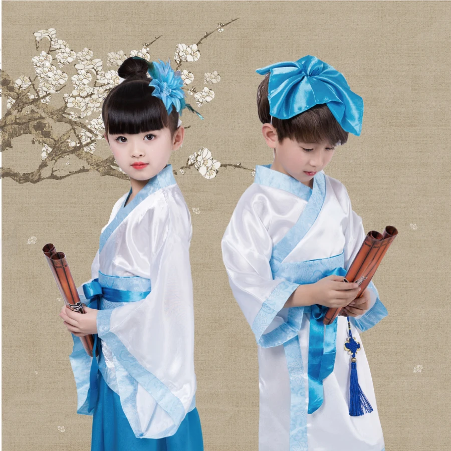 Children 's Costume Chinese Clothing Girls Costume Performance Service Children' s Three - character Kindergarten Dance