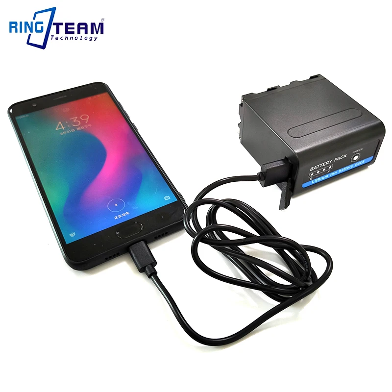 

7.4V 8800mAh NP-F980D L Serial Battery Pack with USB & DC 5.5mm hole for Mobile Phone / Lamps / Monitors / Digital Cameras