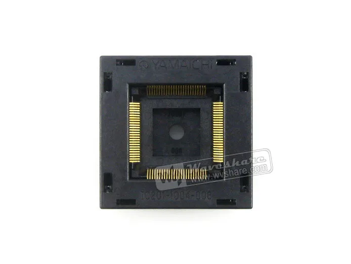 IC201-1004-008 Yamaichi IC тестовая розетка 0,5 мм Шаг QFP100 TQFP100 FQFP100 PQFP100 упаковка