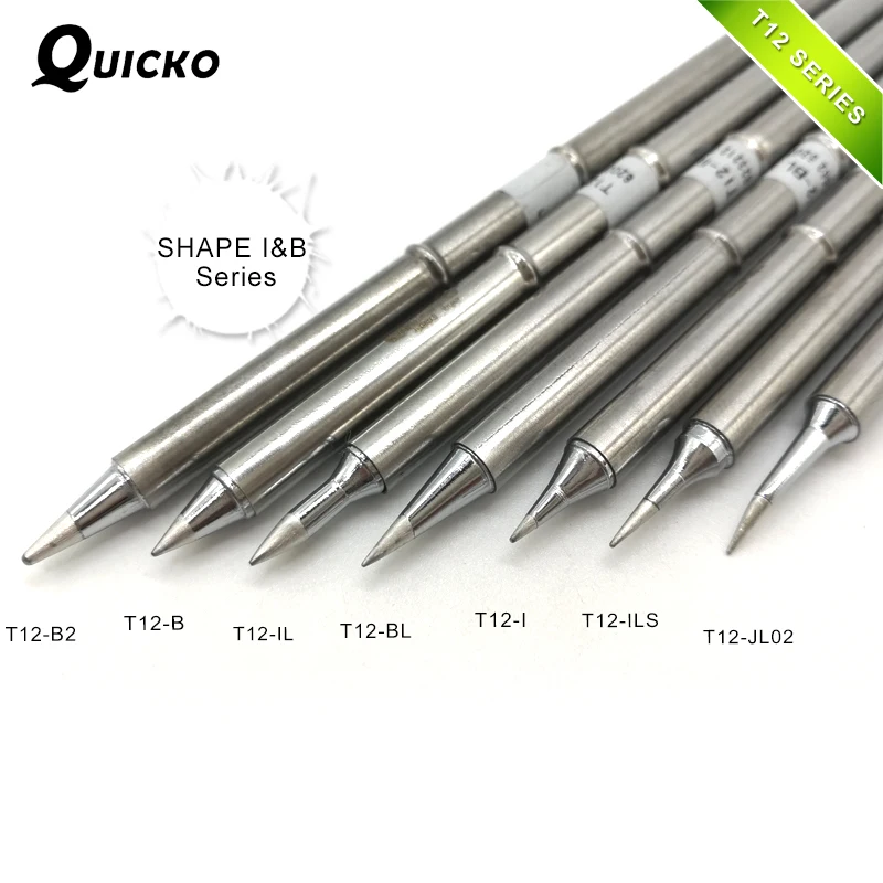 SHAPE I&B series T12-B2 T12-B IL T12-BL T12-I ILS JL02 T12 Iron Tip For FX951 STC AND STM32 OLED Soldering Tip/stinger/sting