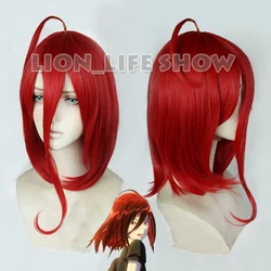 Land of the Lustrous Houseki no Kuni Cinnabar win red Cosplay Hair wig free cap