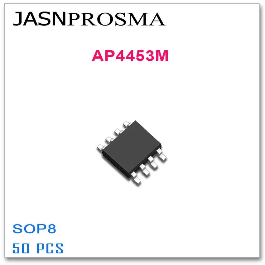 

JASNPROSMA 50PCS AP4453M SOP8 4453M High quality