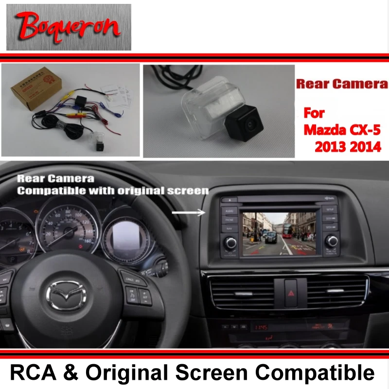 

Car Rear View Camera / Back Up Reverse Camera Sets For Mazda CX-5 CX 5 CX5 2013 2014 / RCA & Original Screen Display Compatible