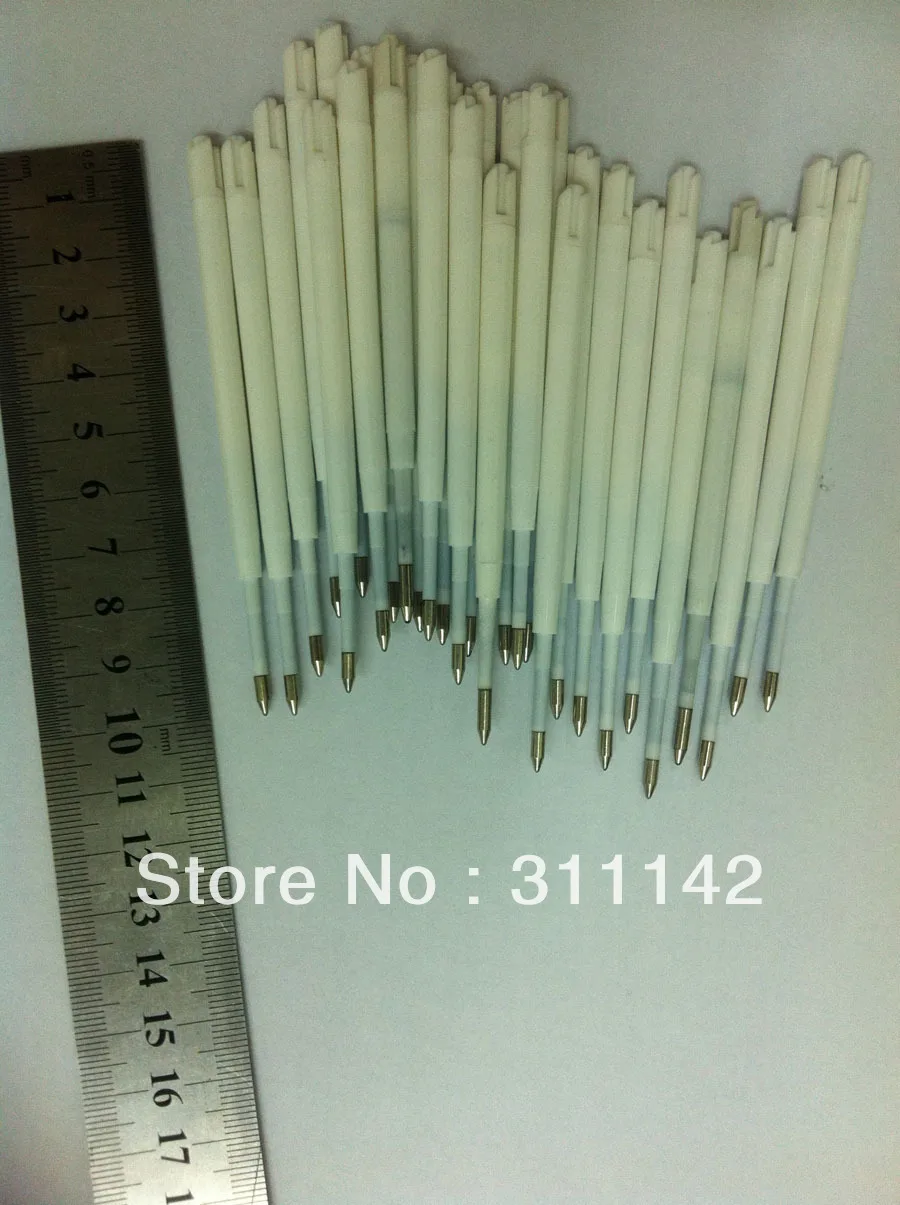 Wholesale Unique Syringe pens refills Black and Blue plastic ink refill 1.0mm 5000pcs/lot Free Shipping