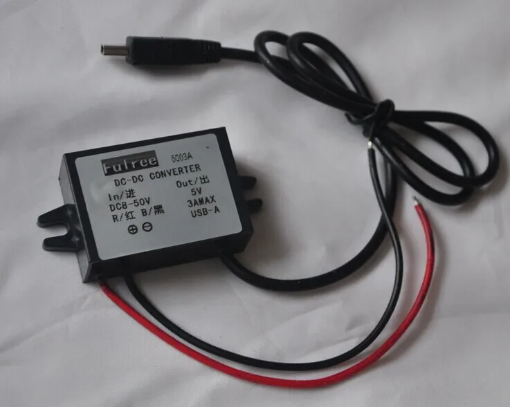 

12V24V36V48V(8-50V) Step down to 5V 3A 15W with Mini USB DC Converter Power Supply Adapter Buck Module Regulator Waterproof
