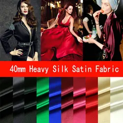 HaloSilk 25 COLOR 40 Momme Heavy Silk Satin Fabric High Quality