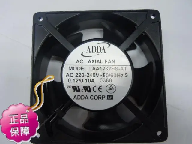 

Новый ADDA AA1282HS-AT AC220V12038 осевой шарикоподшипник Вентилятор охлаждения