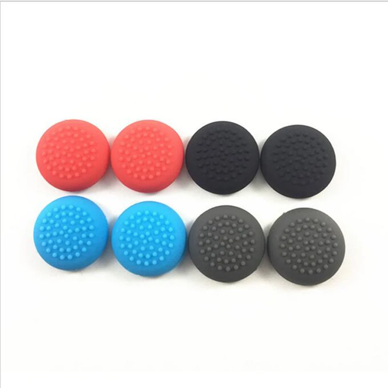 4Pieces Silicone Thumb Stick Grip Caps Joypad Analog Joystick Cover Case For Nintend Switch NS Controllers Joy-Con ThumbStick