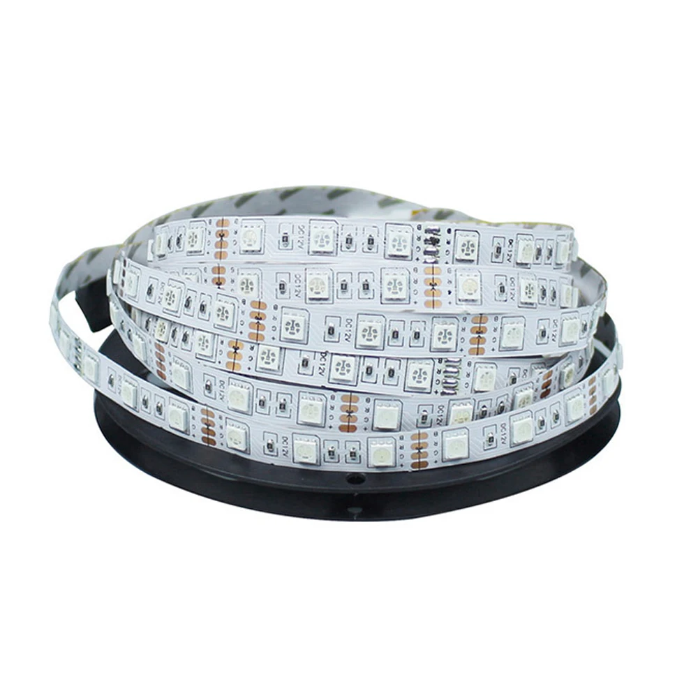 RGB LED Strip Light 12V DC Waterproof LED Light 5M 300Leds 5050 2835 Flexible Diode Ribbon Tape LED Stripe Lighting Warm White