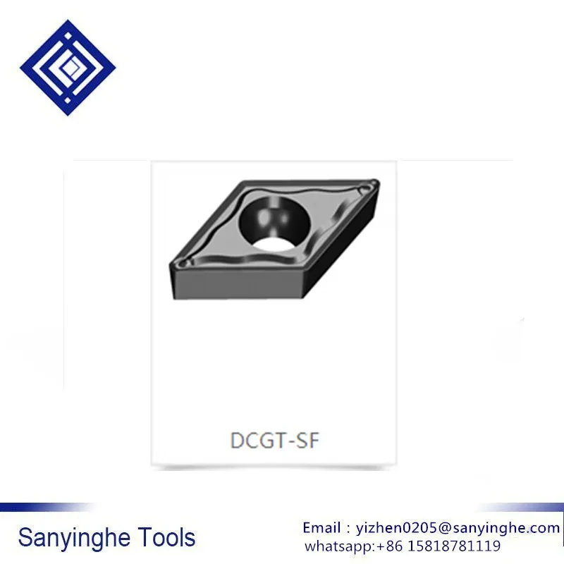 YNG151/YNG151C/YNT251 DCGT070202-SF 10pcs/lots cnc turning lathe blade for CNC machine cnc carbide turning inserts