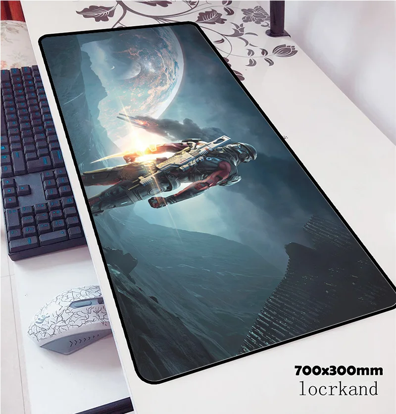 mass effect mouse pad 70x30cm gaming mousepad Cartoon office notbook desk mat Indie Pop padmouse games pc gamer mats