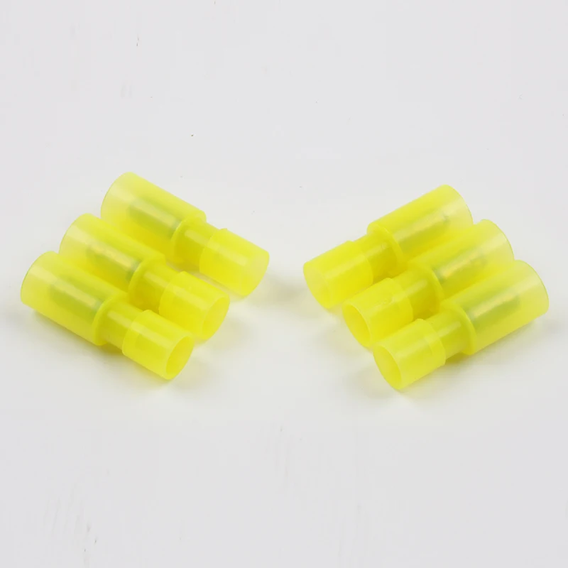 FRFNY5.5 MPFNY 30sets Bullet Shaped NYLON brass Female Male Insulating Joint Wire Connector Crimp Terminal FRFNY+MRFNY AWG12-10